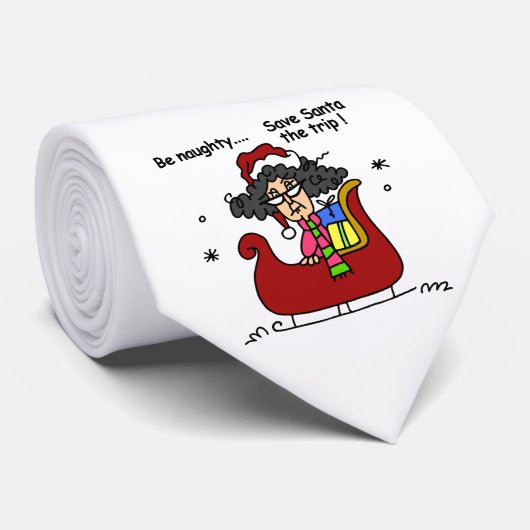 Wees Naughty Stropdas (Opgerold)