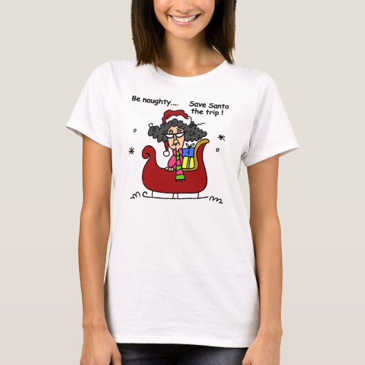 Wees Naughty T-shirt (Voorkant)