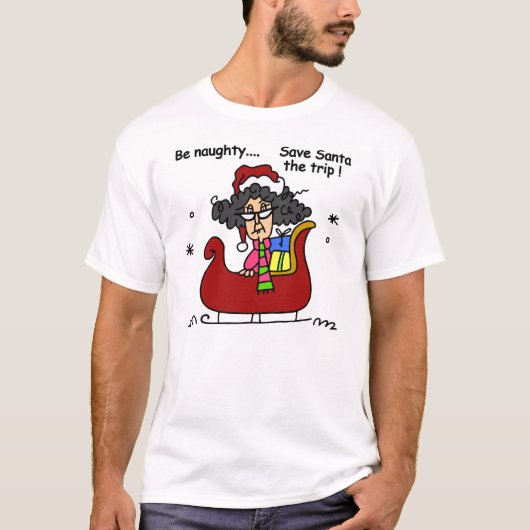 Wees Naughty T-shirt (Voorkant)