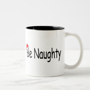 Wees Naughty Tweekleurige Koffiemok