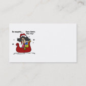 Wees Naughty Visitekaartje (Achterkant)