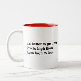 Wees nederig, SERVE ZOALS EEN BOSS Christelijk Tweekleurige Koffiemok