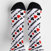 Wees nederig speelbrug vier Kaart pakken Sokken (Top)