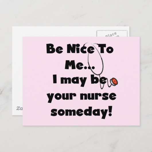 Wees Nice zuster Tshirts en cadeaus Briefkaart (Voorkant / Achterkant)