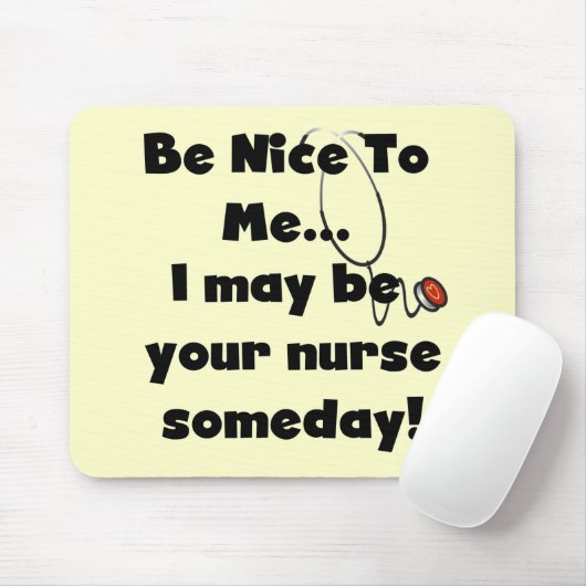 Wees Nice zuster Tshirts en cadeaus Muismat (Met muis)