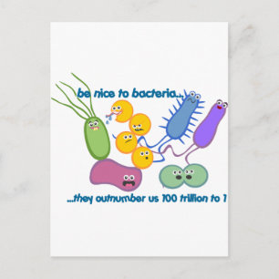 Wees Nicer in bacteriën Briefkaart