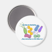 Wees Nicer in bacteriën Magneet (Voorkant / Achterkant)