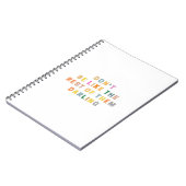 Wees niet als de rest van hen, schat notitieboek (Linkerzijde)