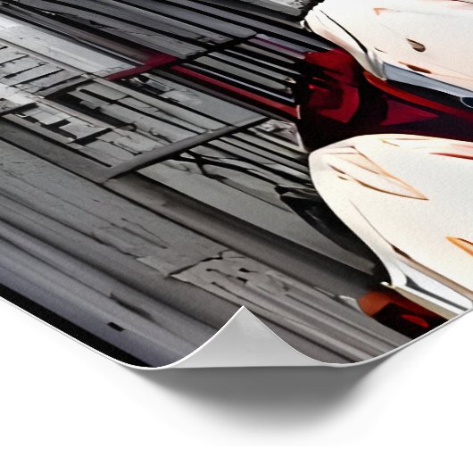 Wees niet bang | AI Art Poster (Hoek)