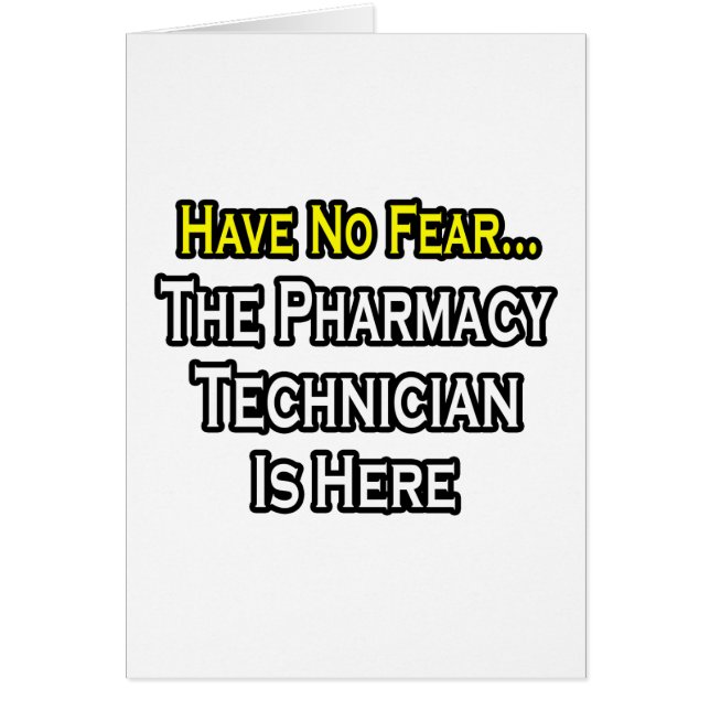 Wees niet bang, apotheek technicus is hier (Voorkant)