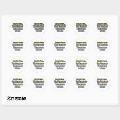 Wees niet bang, apotheek technicus is hier ronde sticker (Vel)