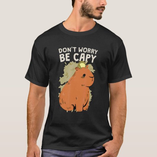 Wees niet bang Capy Capybara T-shirt (Voorkant)