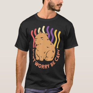 Wees niet bang Capy Capybaras knaagdier Capybar T-shirt