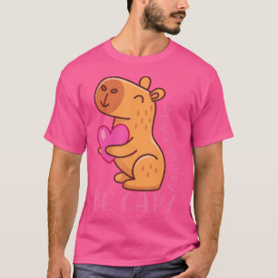 Wees niet bang Capy Capybaras knaagdier Capybar T-shirt