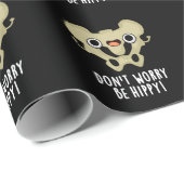 Wees niet bang dat je hippy Funny Bone donker BG b Cadeaupapier (Rol Hoek)