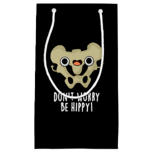 Wees niet bang dat je hippy Funny Bone donker BG b Klein Cadeauzakje