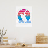 Wees niet bang, de trombonist is hier poster (Keuken)