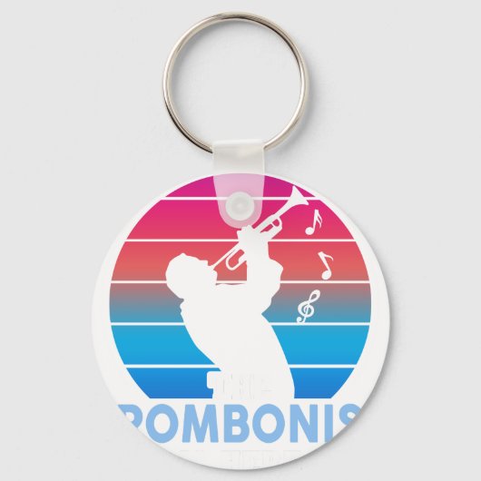 Wees niet bang, de trombonist is hier sleutelhanger (Voorkant)