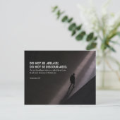 Wees niet bang (Deuteronomie 31:8) Briefkaart (Staand voorkant)