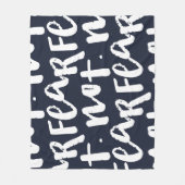 Wees niet bang fleece deken (Voorkant)