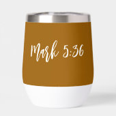 Wees Niet Bang, Geloof, Marcus 5:36, Goud Bloemrij (Achterkant)