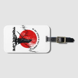 Wees niet bang | handelsmotivatie | samoerai bagagelabel