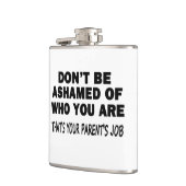 Wees niet bang heupfles (Links)