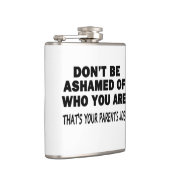 Wees niet bang heupfles (Rechts)