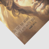 Wees niet bang, ik ben bij je. tissuepapier (Detail)