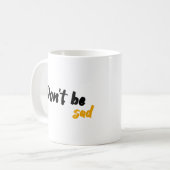 Wees niet bang koffiemok (Voorkant links)