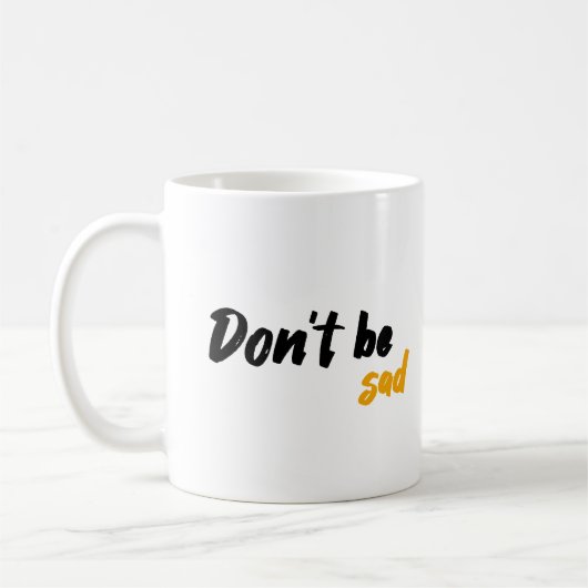 Wees niet bang koffiemok (Links)