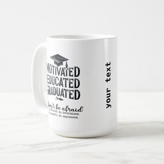 Wees niet bang koffiemok (Voorkant links)