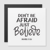 Wees niet bang om bijbelverzen te geloven (Voorkant / Achterkant)