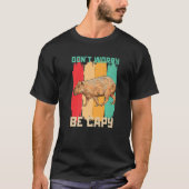 Wees niet bang om Capy Capybara Retro Wild A T-shirt (Voorkant)