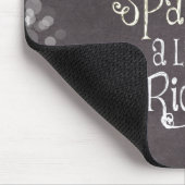 Wees niet bang om citaat te sprankelen muismat (Hoek)