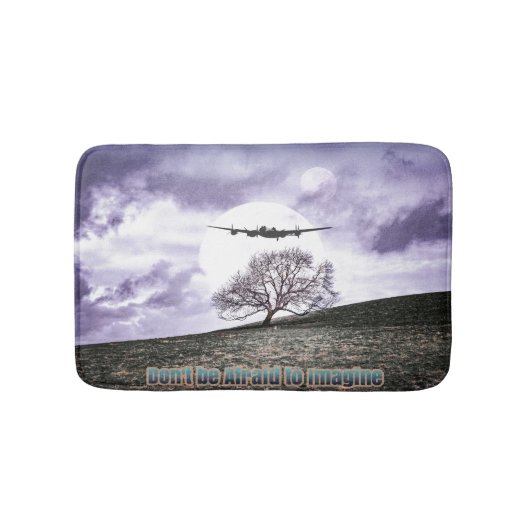 Wees niet bang om je voor te stellen badmat (Voorkant)