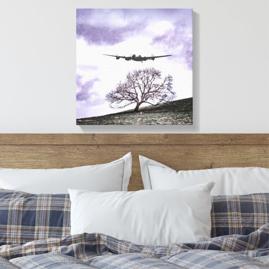 Wees niet bang om je voor te stellen canvas afdruk (Insitu (Slaapkamer))