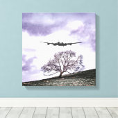 Wees niet bang om je voor te stellen canvas afdruk (Insitu (Houten vloer))