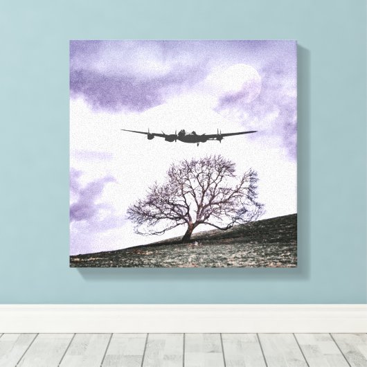 Wees niet bang om je voor te stellen canvas afdruk (Insitu (Houten vloer))