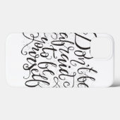 Wees Niet Bang Om Jezelf Te Zijn Case-Mate iPhone Case (Achterkant (horizontaal))