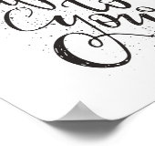 Wees niet bang om jezelf te zijn poster (Hoek)