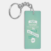 Wees niet bang om Mistakes AcrylSleutelhanger te m Sleutelhanger (Voorkant Links)