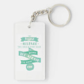 Wees niet bang om Mistakes AcrylSleutelhanger te m Sleutelhanger (achterkant)