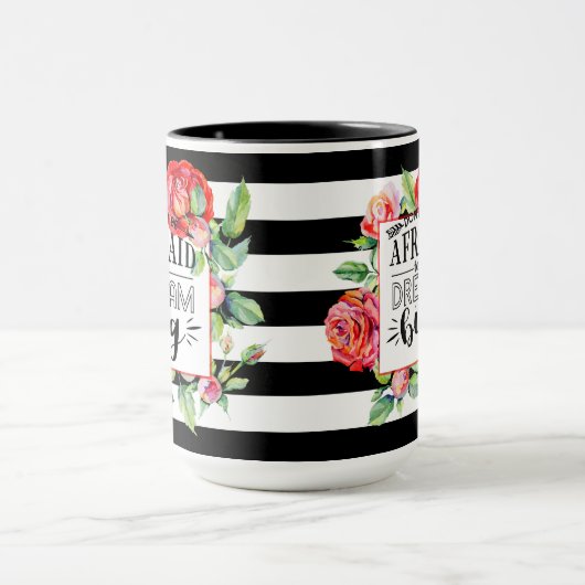 Wees niet bang om te dromen van grote rozen - Rood Mok (Midden)