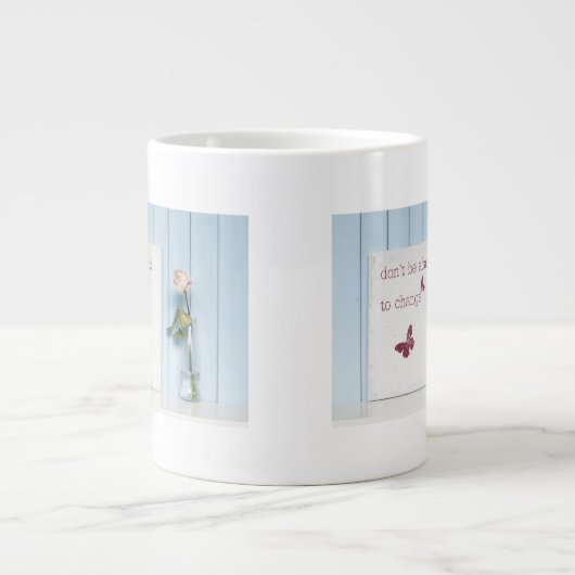 Wees niet bang om te wijzigen grote koffiekop (Voorkant)