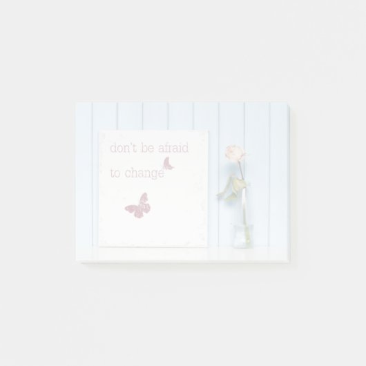 Wees niet bang om te wijzigen post-it® notes (Voorkant)