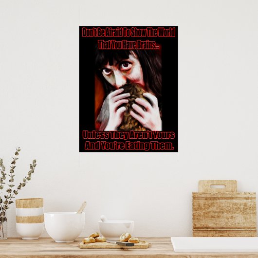 Wees niet bang poster (Keuken)