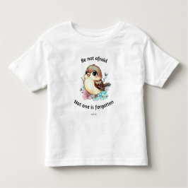 Wees niet bang Sparrow Bijbel Peuter T-shirt