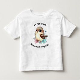 Wees niet bang Sparrow Bijbel Peuter T-shirt
