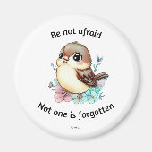 Wees niet bang Sparrow Bijbel Verse Magneet (Voorkant)
